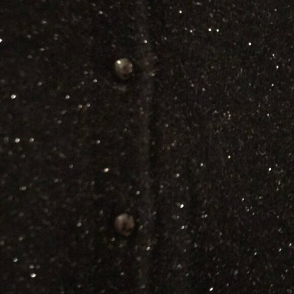 🖤✨ Ann Taylor Women’s Black Sparkly Cardigan Sweater | Size M ✨🖤 - Picture 5 of 8